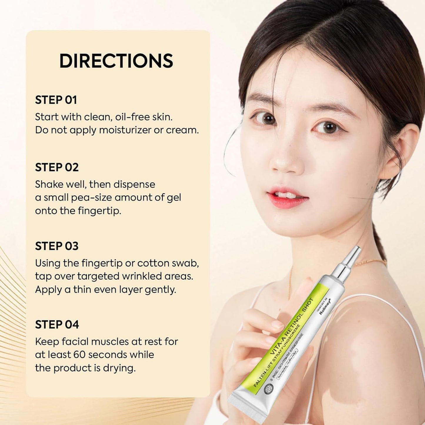 Retinal Shot Tightening Booster Serum for face