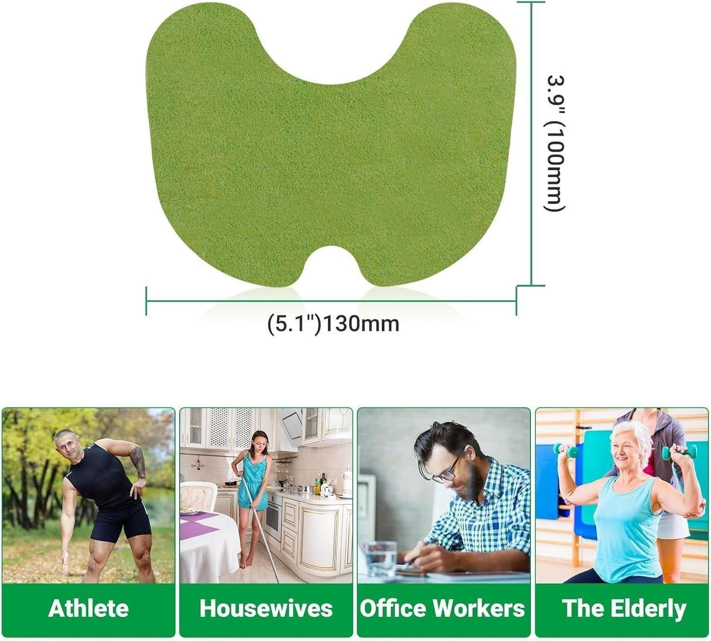 Natural Relief Knee Patches (Pack of 10, 20, 30) - Vistora