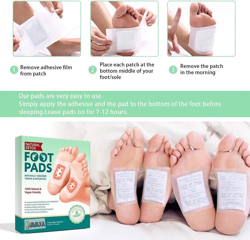 Premium Detox Foot Patches (Pack of 10): Buy1 Get1 Free