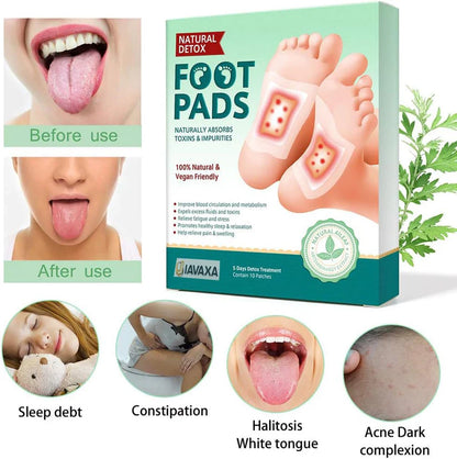 Premium Detox Foot Patches (Pack of 10): Buy1 Get1 Free