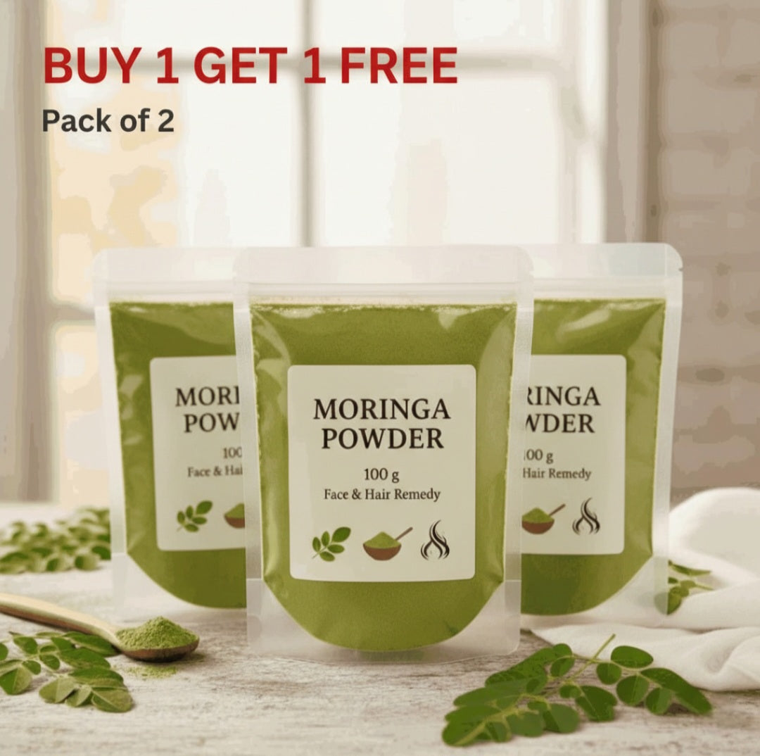 Mora Botanica 100% Moringa Powder 100g BUY1 GET 1 FREE Immunity Booster | Natural Multi-vitamin | Good for Hair & Skin | Protein Rich
