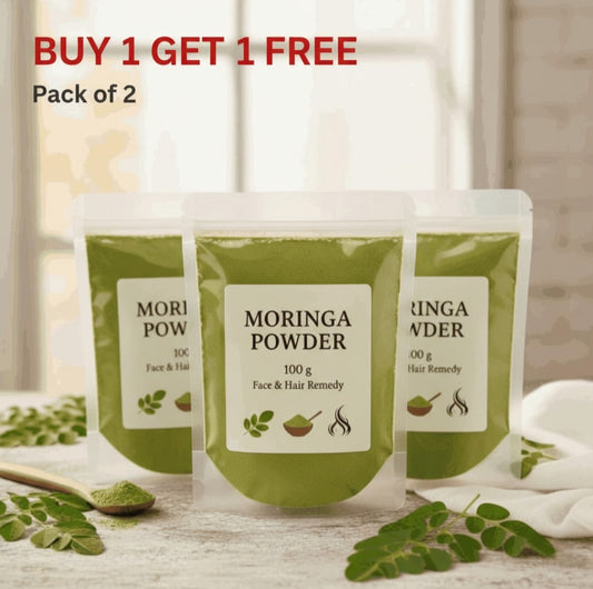Mora Botanica 100% Moringa Powder 100g BUY1 GET 1 FREE Immunity Booster | Natural Multi-vitamin | Good for Hair & Skin | Protein Rich