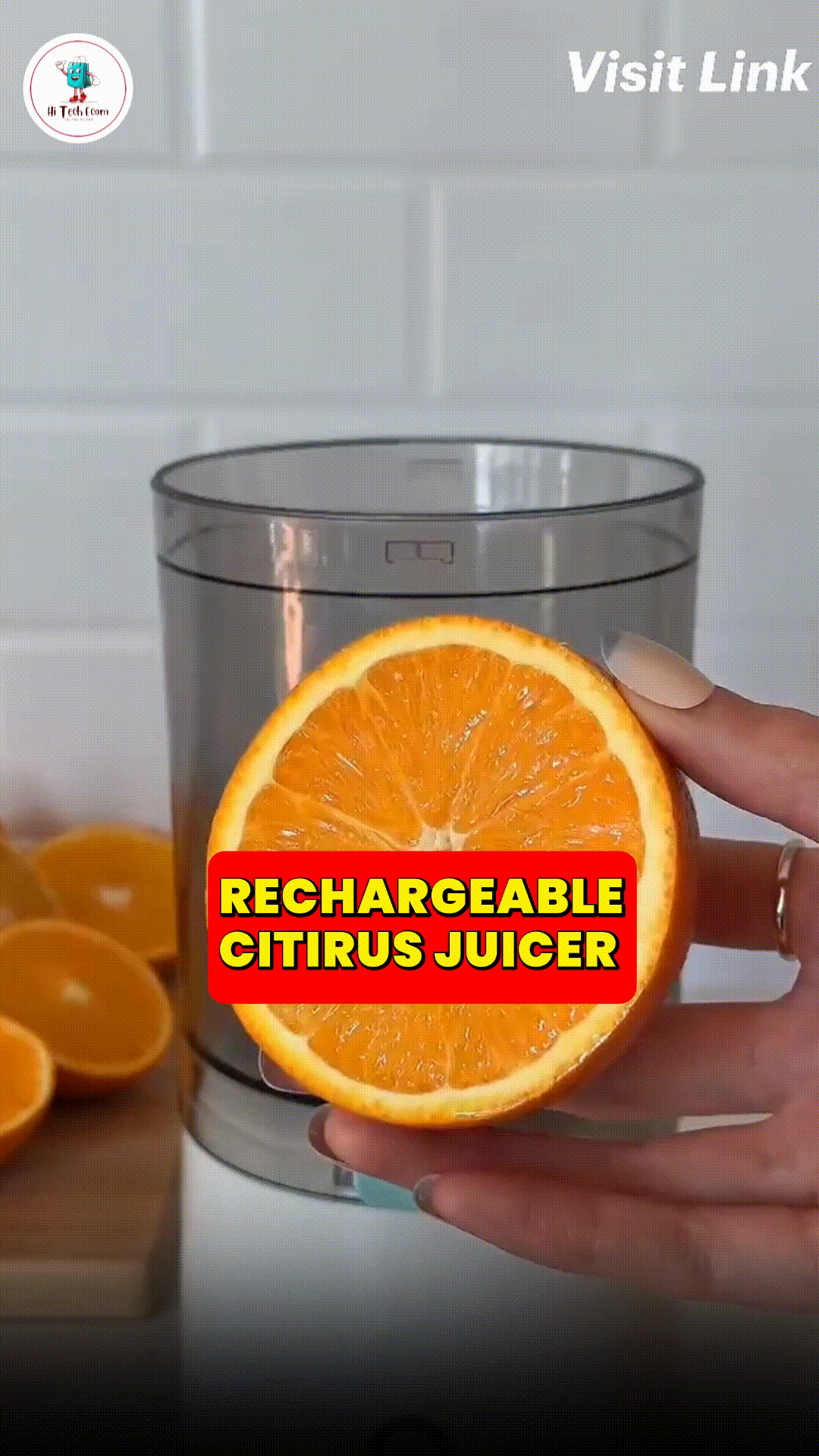 Portable Rechargeable Citrus Juicer